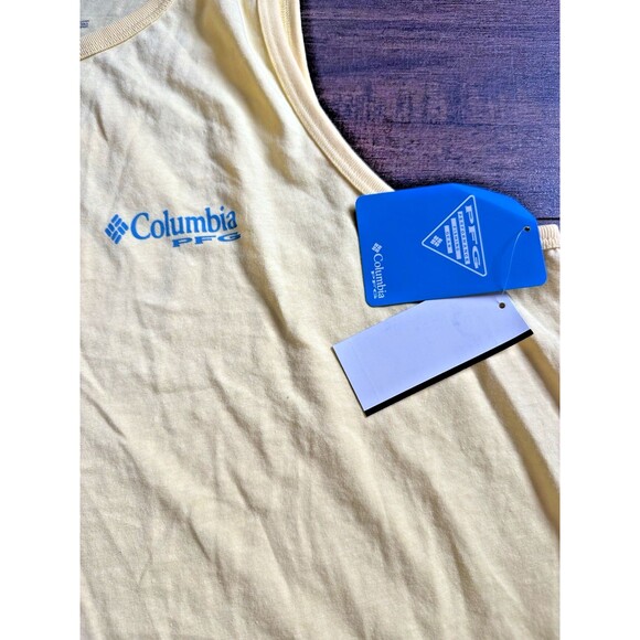 Columbia Men's Florida Graphic Crewneck Comfortable Cotton Tank Top t-shirt M - Picture 3 of 5